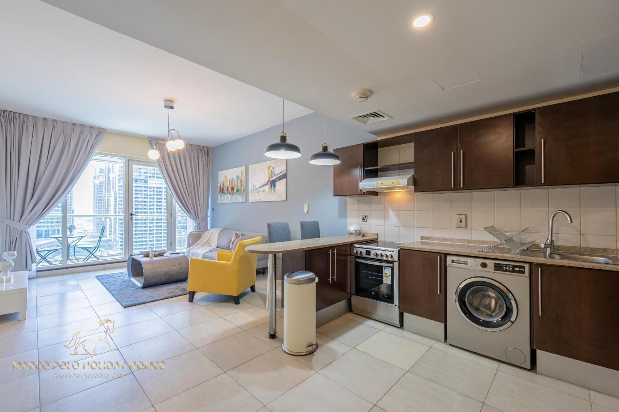 Appartement Marco Polo - Striking Views At Jlt , 1 Bedroom 2 Balconies